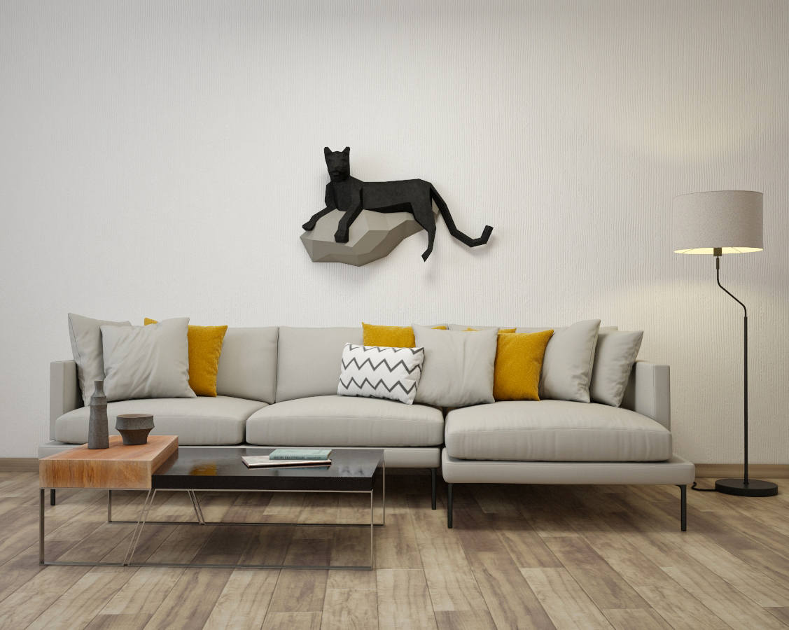 Panther on a Rock Panther on a Rock